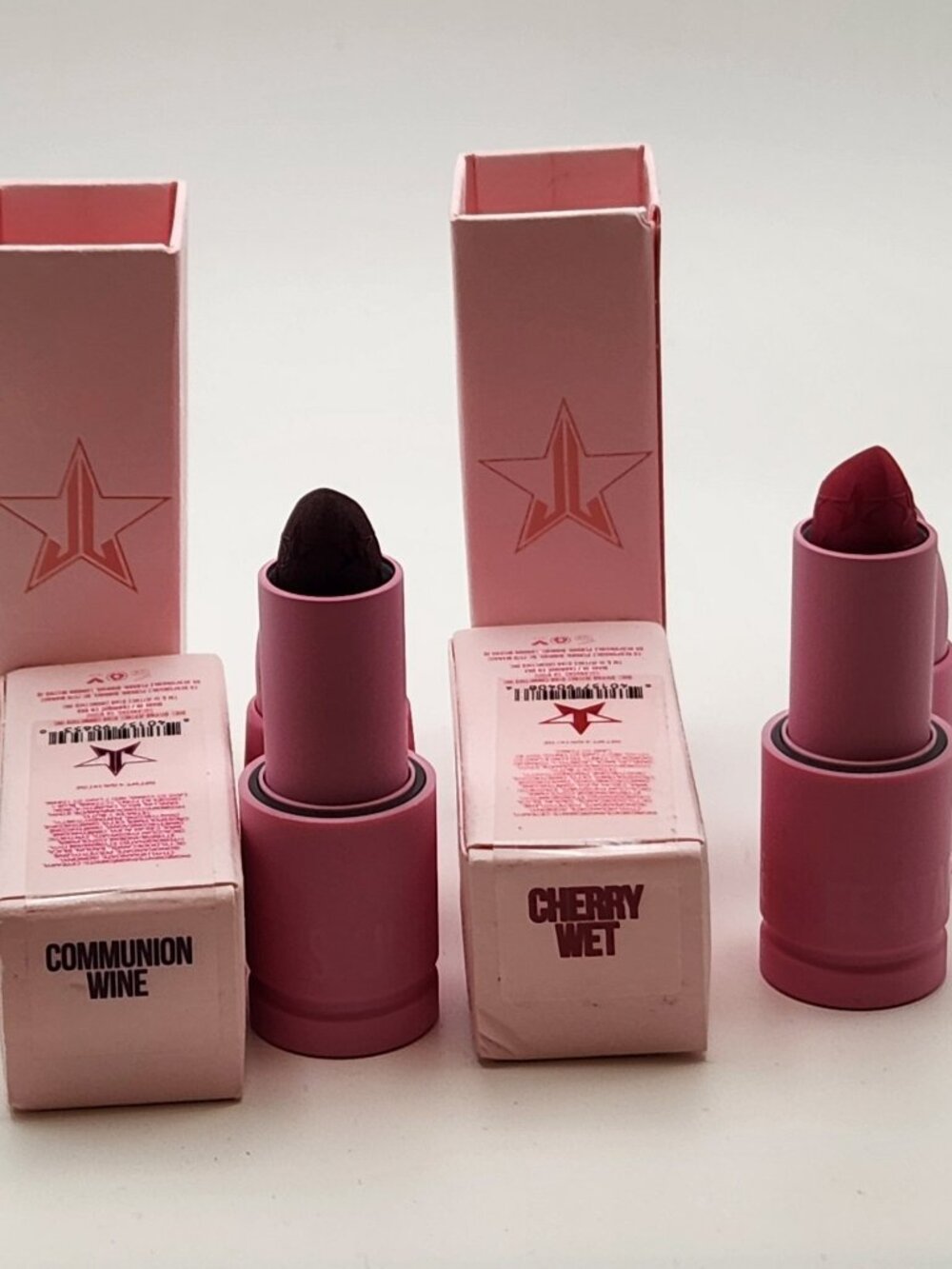 Jeffree Star Velvet Trap lipstick Communion Wine & Cherry Wet NIP